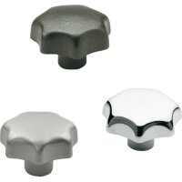 Ganter Sterngriff DIN 6336 mit Gewindebuchse Kunststoff...