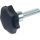 Ganter Sterngriff GN 6336.4 Sterngriffschraube Kunststoff d1 63 mm d2 M 12 mm l50 mm