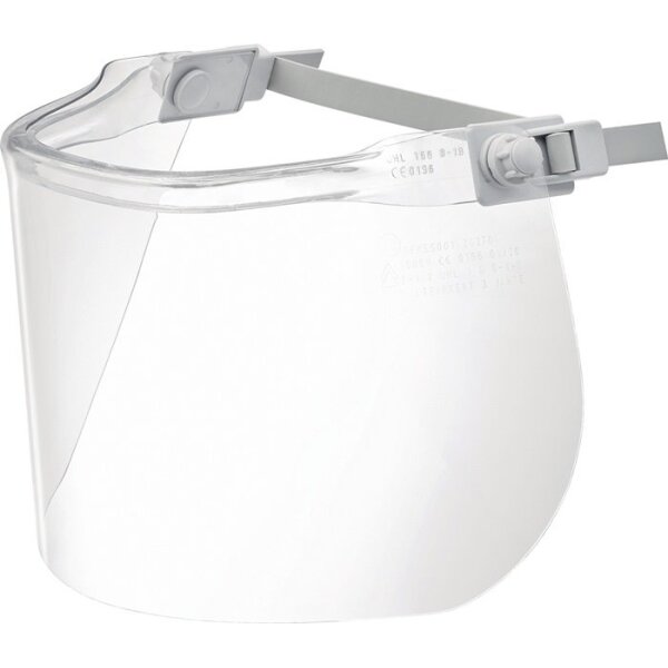 Uhlen Elektrikerschutzschirm 4 kA PC, klar 460 x 200 x 1,5 mm EN 166, EN 168, EN 169, EN 170