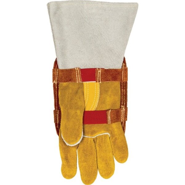 Weldas Handschutz Rindspaltleder m.alumisiertem PFR Schutz