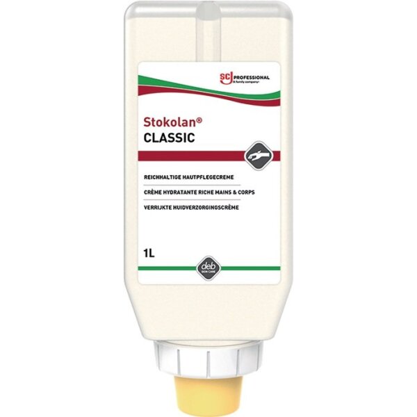 Sc johnson professional Hautpflegecreme Stokolan® Classic 1 l leicht parfümiert Softflasche