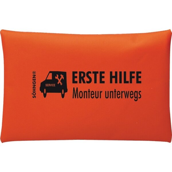 Söhngen Erste Hilfe Tasche Monteur unterwegs B240xH170ca.mm orange