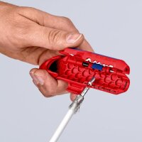 Knipex Universal Abmantelungswerkzeug ErgoStrip® Gesamtlänge 130 mm für Linkshänder