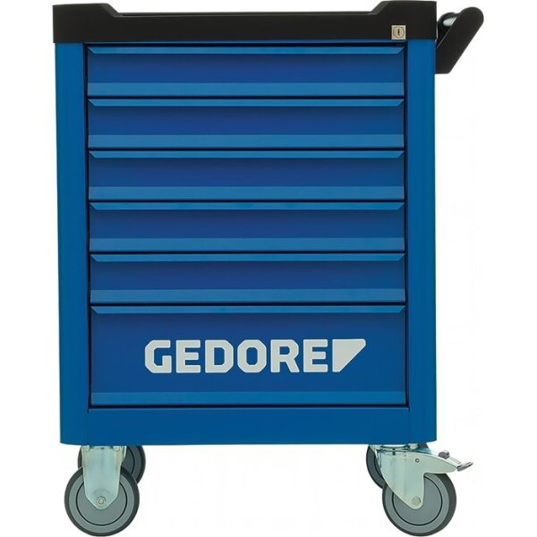 Gedore Werkzeugwagen WSL-M6 Workster Smartline B625xT510xH903mm 300 kg 6 Schubladen Stahlblech