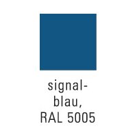 Werkbank B1200xT540xH880mm Buche Multiplex lichtgrau/signalblau 5 Schubl.
