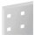 Rasterplan Lochplatte B450xL2000mm lichtgrau, RAL 7035
