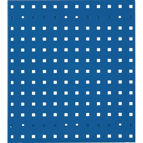Rasterplan Lochplatte B450xL500mm enzianblau, RAL 5010