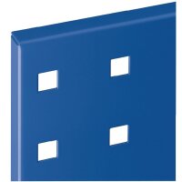 Rasterplan Lochplatte B450xL1000mm enzianblau, RAL 5010
