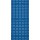 Rasterplan Lochplatte B450xL1000mm enzianblau, RAL 5010