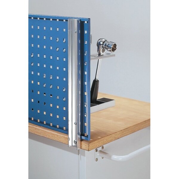 Rasterplan Werkbankhalterung für Plattenlänge 1500/2000 mm passend für Loch-/Schlitzplatten