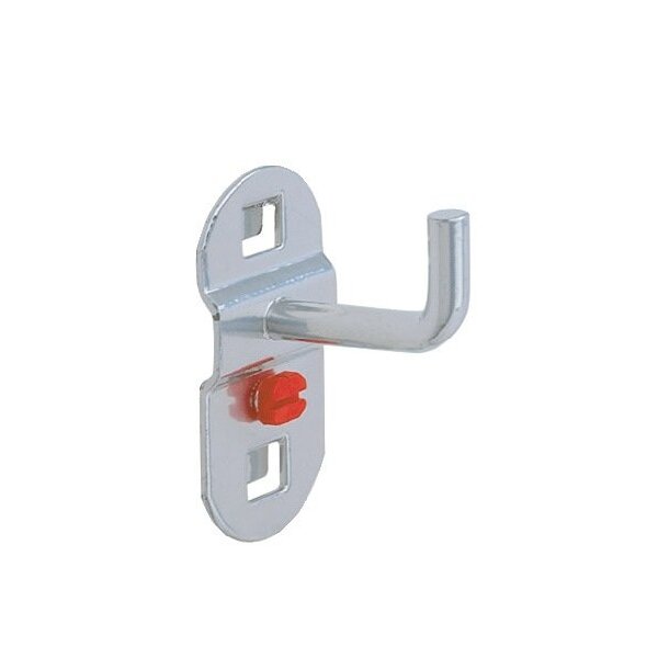 Rasterplan Werkzeughalter Ø 6 mm Tiefe 35 mm mit senkrechtem Hakenende 5St./Btl.