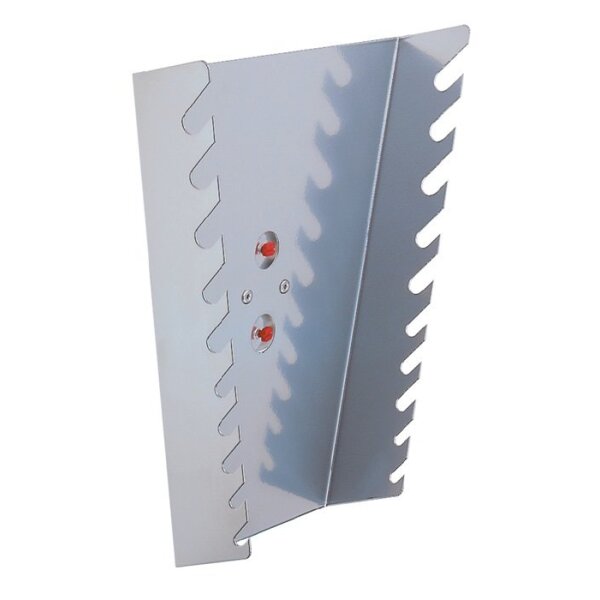 Rasterplan Ringschlüsselhalter senkrecht für 10 Schlüssel H255xB225/125xT50mm passend für Lochplatten