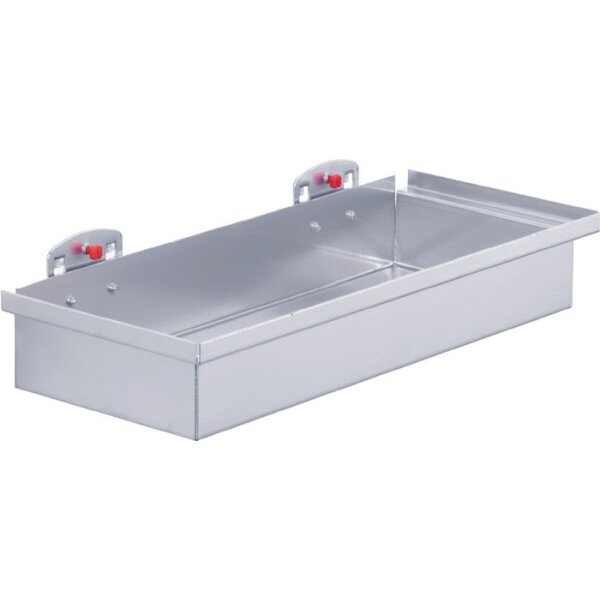 Rasterplan Ablagekasten H55xB320xT135mm alufarben passend für Lochplatten