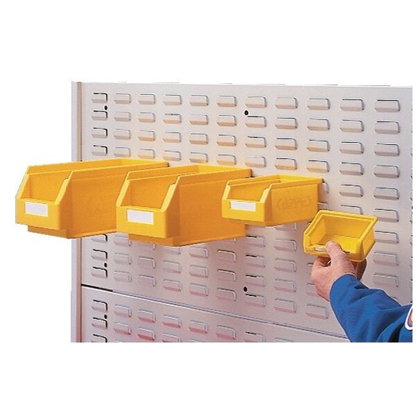 Rasterplan Schlitzplatte B500xL450mm lichtgrau, RAL 7035 Breitformat
