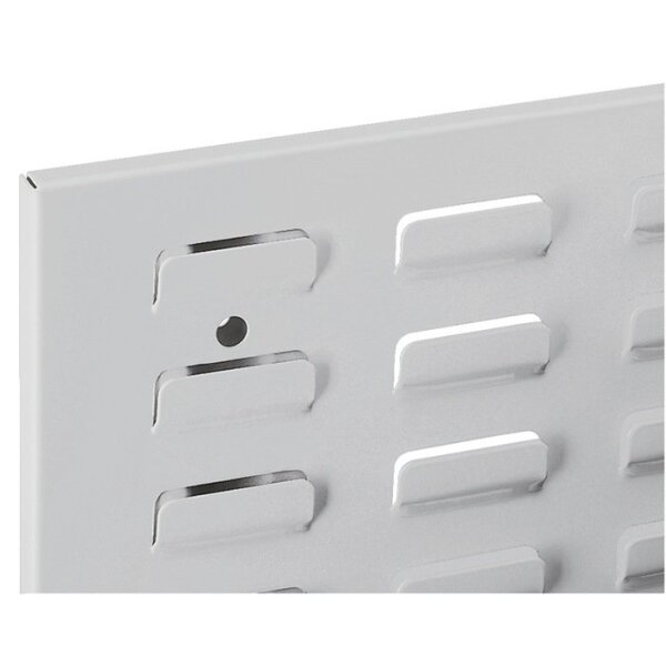 Rasterplan Schlitzplatte B1000xL450mm lichtgrau, RAL 7035 Breitformat