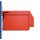 Rasterplan Sichtlagerkasten L290xB140xH130mm PE rot