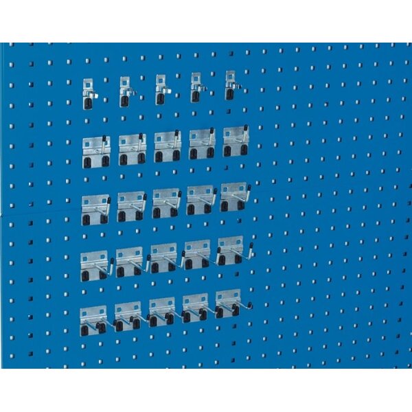 Bott Werkzeughalter BxHmm 15 Haken/5 Doppelhaken/5 Werkzeugklemmen 25-tlg. 5 Werkzeugklemmen
