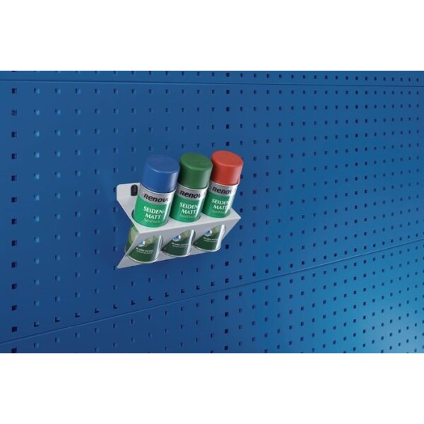 Bott Dosenhalter 3-fach Breite 225 mm Ø max. 68 mm passend für Lochplatten