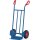 Fetra Sackkarre Höhe 1150 mm Schaufel-L150xB400mm Luft-Bereifung Tragfähigkeit 250 kg brillantblau, RAL 5007