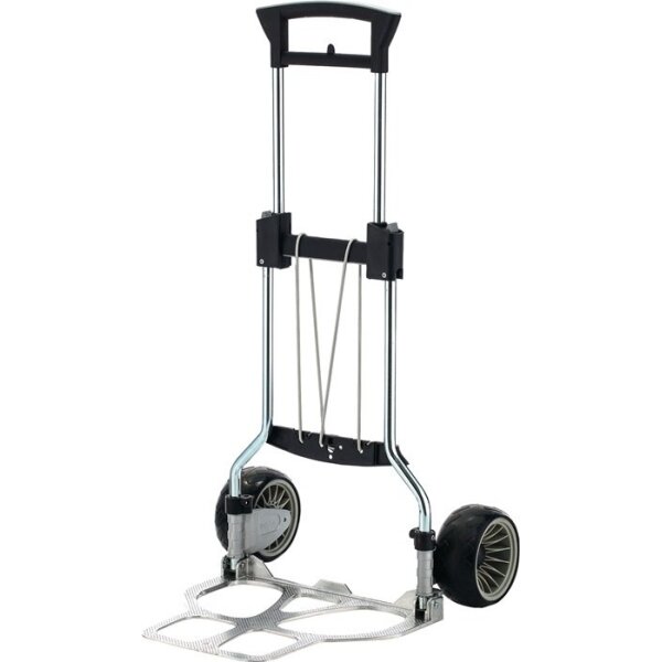 Ruxxac Transportkarren klappbar Stahlrohr, verchromt Aluminium Höhe 1120 mm Schaufellänge 420 mm Schaufelbreite 495 mm Tragfähigkeit 100 kg