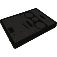 Lockweiler Klappbox L485xB345xH230mm Inhalt 35 l mit 2...