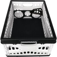 Lockweiler Klappbox L485xB345xH230mm Inhalt 35 l mit 2...