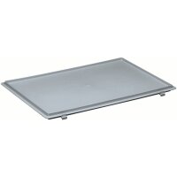 Lockweiler Scharnierdeckel Polypropylen L600xB400mm grau...