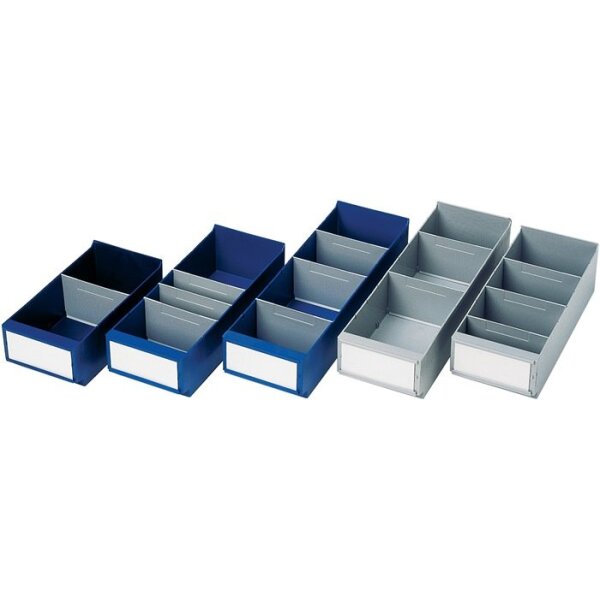 La-ka-pe Regalkasten L400xB160xH100/112mm blau PS