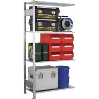 Schulte Steckregal H2000xB1000xT400mm Anbauregal verzinkt...