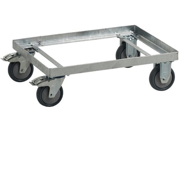 Craemer Fahrgestell Stahl, verzinkt eckig für Transportbehälter 210 l