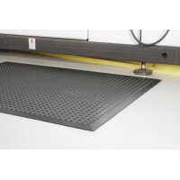 Coba Arbeitsplatzbodenbelag Fertigmatte L900xB600xS14mm schwarz SBR-Gummi