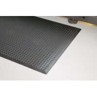Coba Arbeitsplatzbodenbelag Fertigmatte L900xB600xS14mm schwarz SBR-Gummi