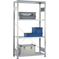 Meta Steckregal H2000xB1000xT400mm Grundregal verzinkt 2...
