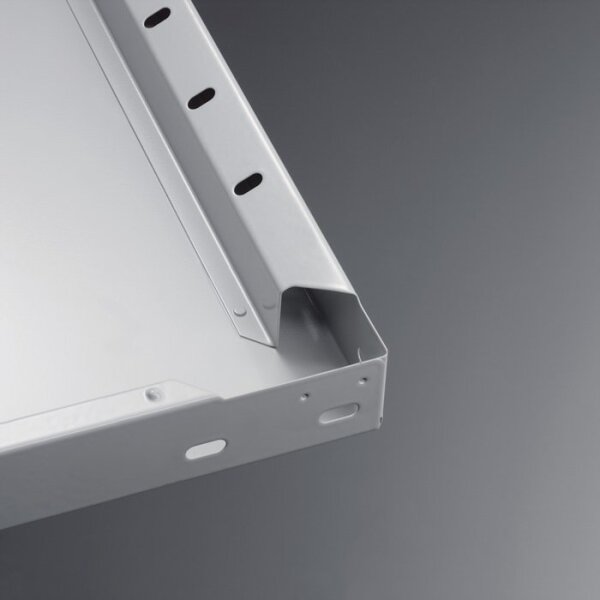 Meta Fachboden B1000xT400mm Tragfähigkeit 150 kg Stahlblech silber verzinkt für Steckregal 2St./VE