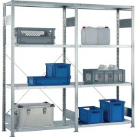 Meta Steckregalset H2000xB2000xT400mm Grund-/Anbauregal...