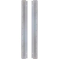 Mauser Wandschiene Stahl lichtgrau ohne...