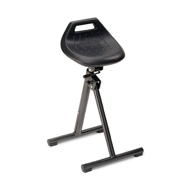 Bimos Stehhilfe Integralschaum Sitzhöhenverstellung 650-850 mm Stahlrohr anthrazit klappbar
