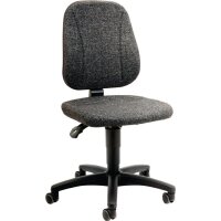 Bimos Arbeitsdrehstuhl Unitec Rollen Stoffpolster grau...
