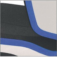 Bimos Arbeitsdrehstuhl Neon Bodengleiter + Aufstiegshilfe ohne Polsterelement blau 590-870 mm