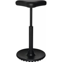 Topstar Stehhilfe Kunstleder Sitzhöhenverstellung 570-770 mm Stahlrohr schwarz