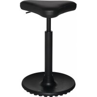 Topstar Stehhilfe Kunstleder Sitzhöhenverstellung 570-770 mm Stahlrohr schwarz