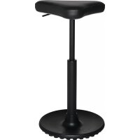 Topstar Stehhilfe Kunstleder Sitzhöhenverstellung 570-770 mm Stahlrohr schwarz