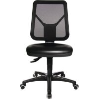 Topstar Arbeitsdrehstuhl TEC 80 Rollen Polyurethanschaum schwarz 410-540 mm