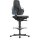 Bimos Arbeitsdrehstuhl Nexxit Bodengleiter + Fußring Grifffarbe blau Integralschaum schwarz 570-820 mm
