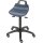 Lotz Drehhocker mit Rollen PU-Schaum blau Sitzhöhenverstellung 520-710 mm