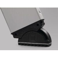 Munk Stufenstehleiter 2 x 3 Stufen Aluminium Gesamthöhe 670 mm