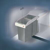 Hailo Abfallsammler Multi-Box 2 x 15 l B260xT510xH460mm...