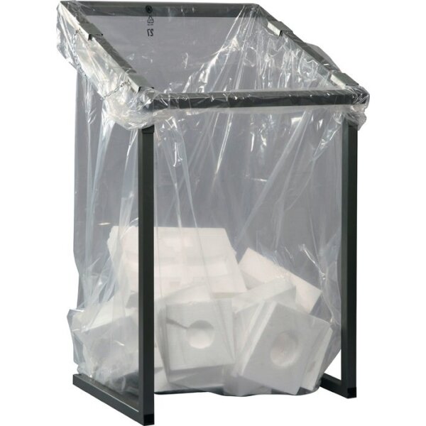 Renner Abfallsammler H1230xB730xT695mm 1000 l anthrazit-eisenglimmer, DB703 stationär