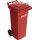 Sulo Müllgroßbehälter 80 l HDPE rot fahrbar, nach EN 840