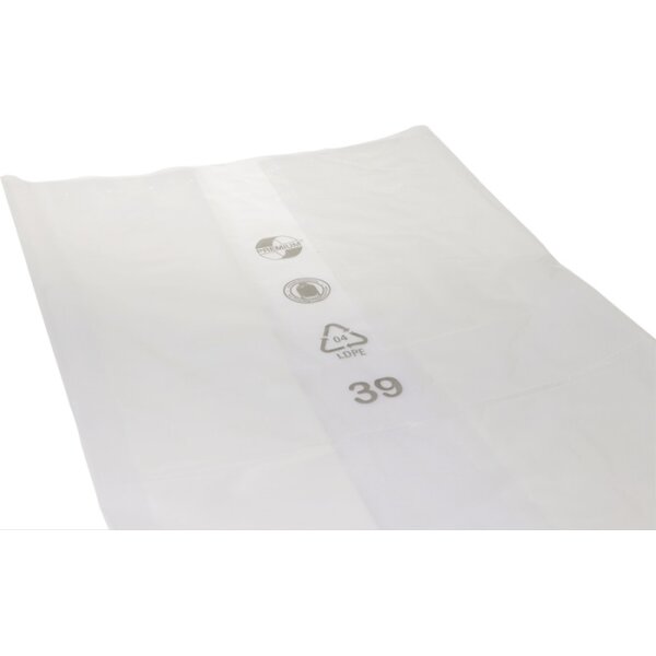 Kunststoffsack 950l LD-PE transp.60 µm B900/600xL1800mm 20St./Karton DEISS